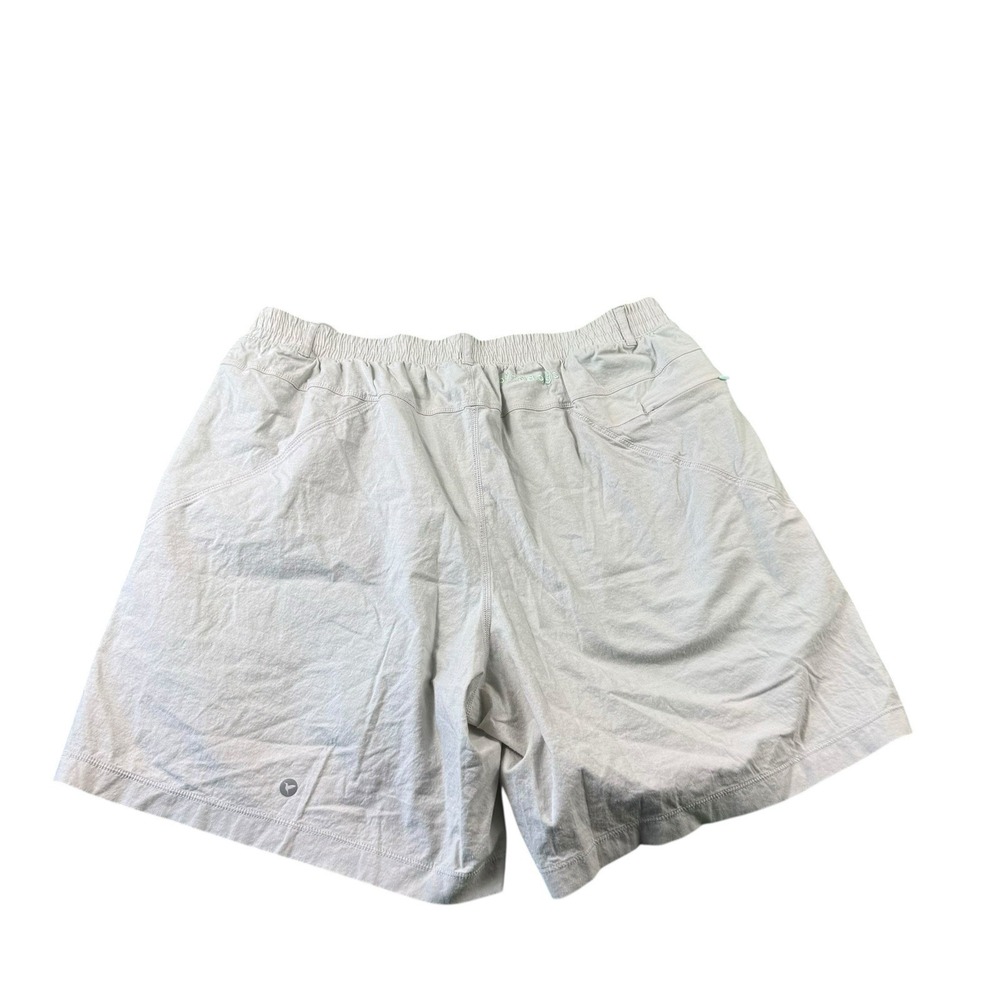 Birddogs Light Gray Lined Performance Mens Athletic Shorts Size 2XL 7in Inseam